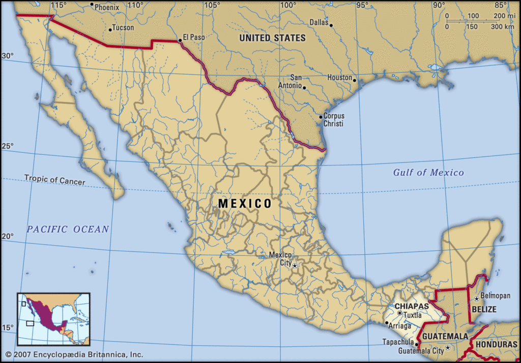 chiapas region map image