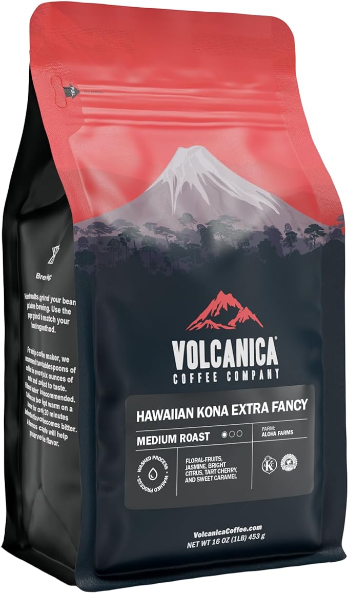 Volcanica Hawaiian Extra Fancy Kona Coffee