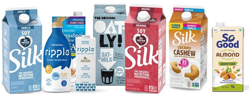 Dairy Free Milk Alternatives