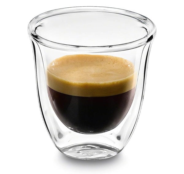 DeLonghi Double Walled 60ml Espresso Glasses