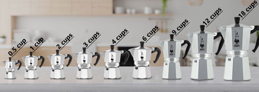 Moka Pot Sizes