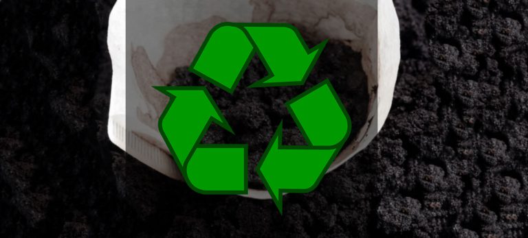 Reusing Recycling Used Coffee Grinds