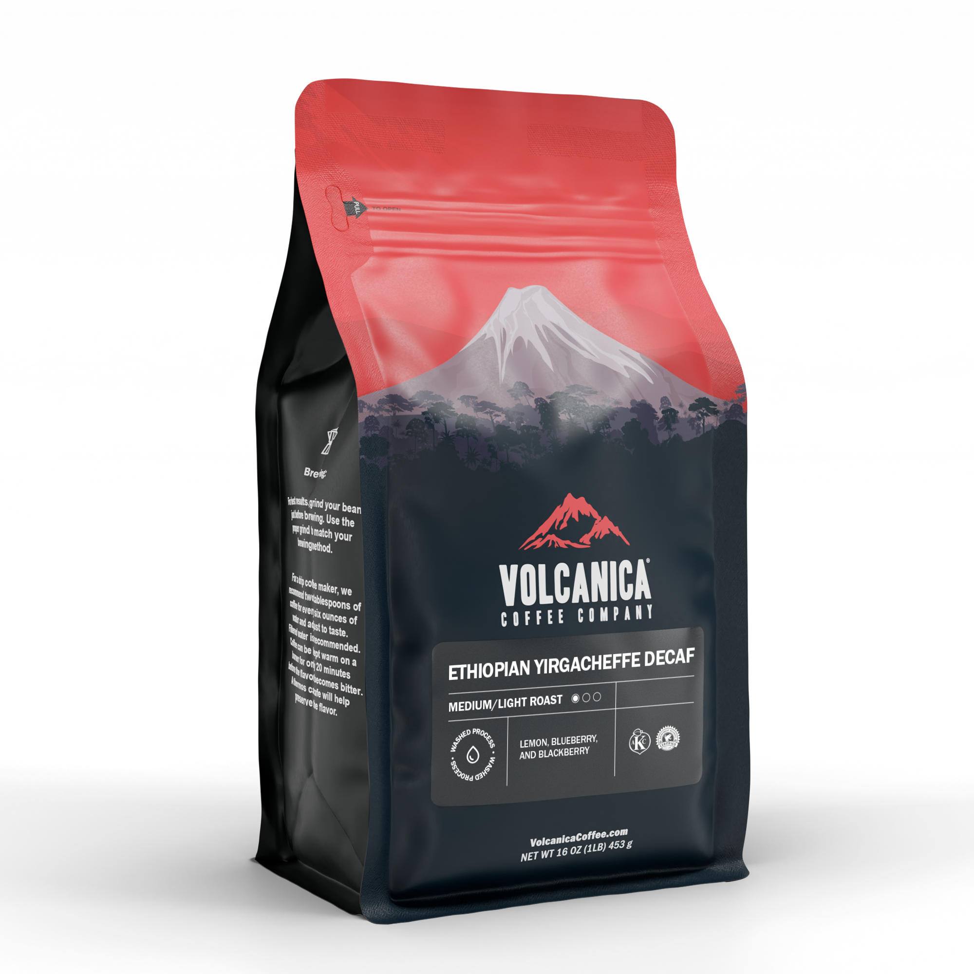 Volcanica Ethiopian Yirgacheffe Decaf Coffee