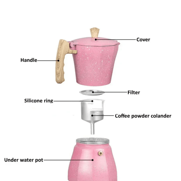 Pink Moka Pot 1