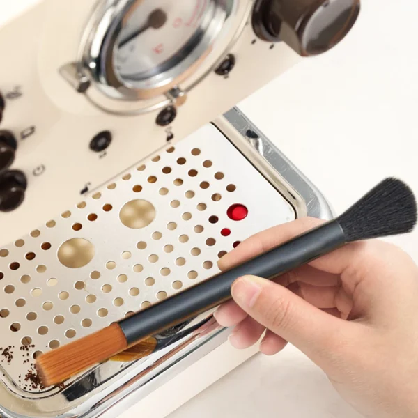 Coffee Bar Counter Cleaning Brush Coffee Grinder Semi Automatic Coffee Machine Coffee Powder Soft Bristle Brush 4