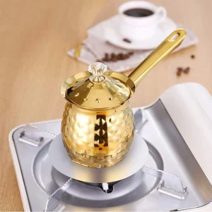 Ramadan Turkish Greek Arabic Coffee Pot Stainless Steel Stovetop Coffee Maker Hammered Coffee Cezve Ibrik Coffee 1