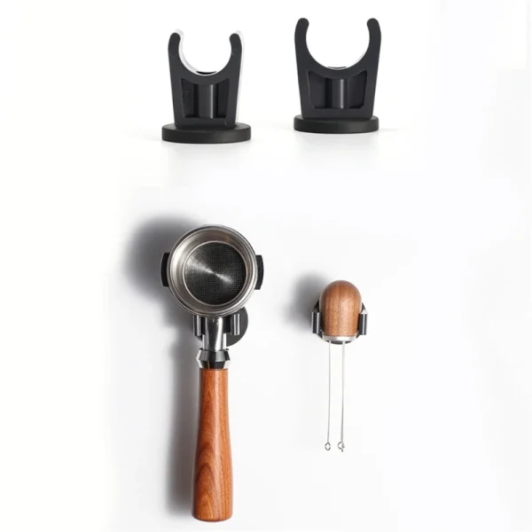 Coffee Portafilter Holder Wall Rack Magnetic Espresso Coffee Filter Holder Fit For Tamper Wall Mounted Rack