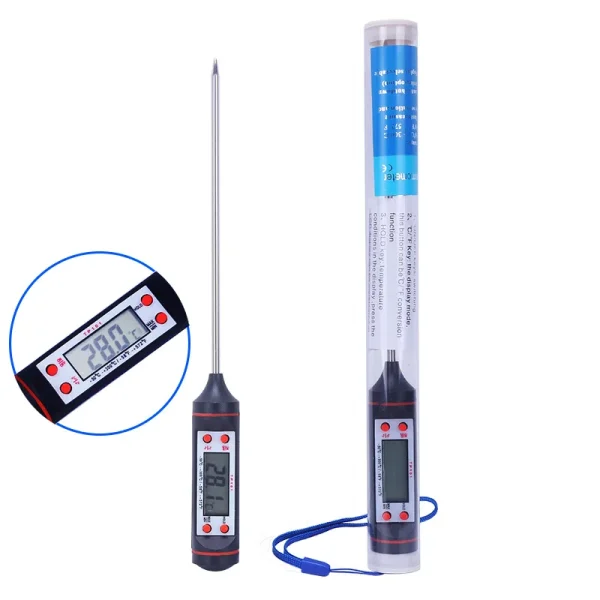 Food Thermometer Baking Temperature Measurement Electronic Probe Kitchen Cooking Temperature Measurement Pen 2