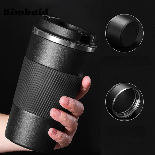 380ml 510ml Stainless Steel Coffee Cup Thermal Mug Garrafa Termica Cafe Copo Termico Caneca Non Slip