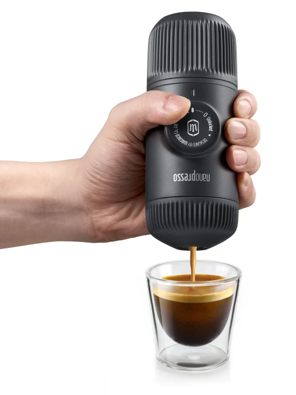 Wacaco Nanopresso Portable Espresso Machine Upgrade Version Of Minipresso 18 Bar Pressure Extra Small Travel Coffee